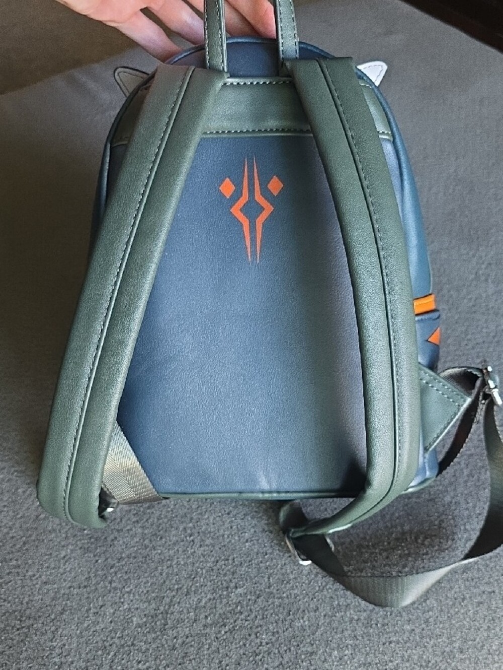 Loungefly Star Wars Ahsoka Tano Mini Backpack - Orange, White, Black, Gold - Picture 6 of 11